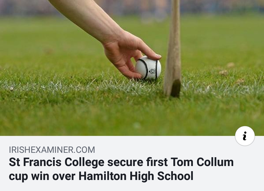 St Francis College Rochestown are U19 Munster Champions